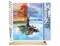 Figured'Art Paint by Numbers for Adults 4 Seasons Tree 16"x20" - Craft Art Painting Rolled Canvas with DIY wooden frame